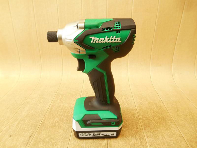 ◆ makita 充電式インパクトドライバ MTD001D マキタ コードレス 14.4V インパクト ドライバー 充電器 バッテリー2個 MTD001DSX No.4790_画像3