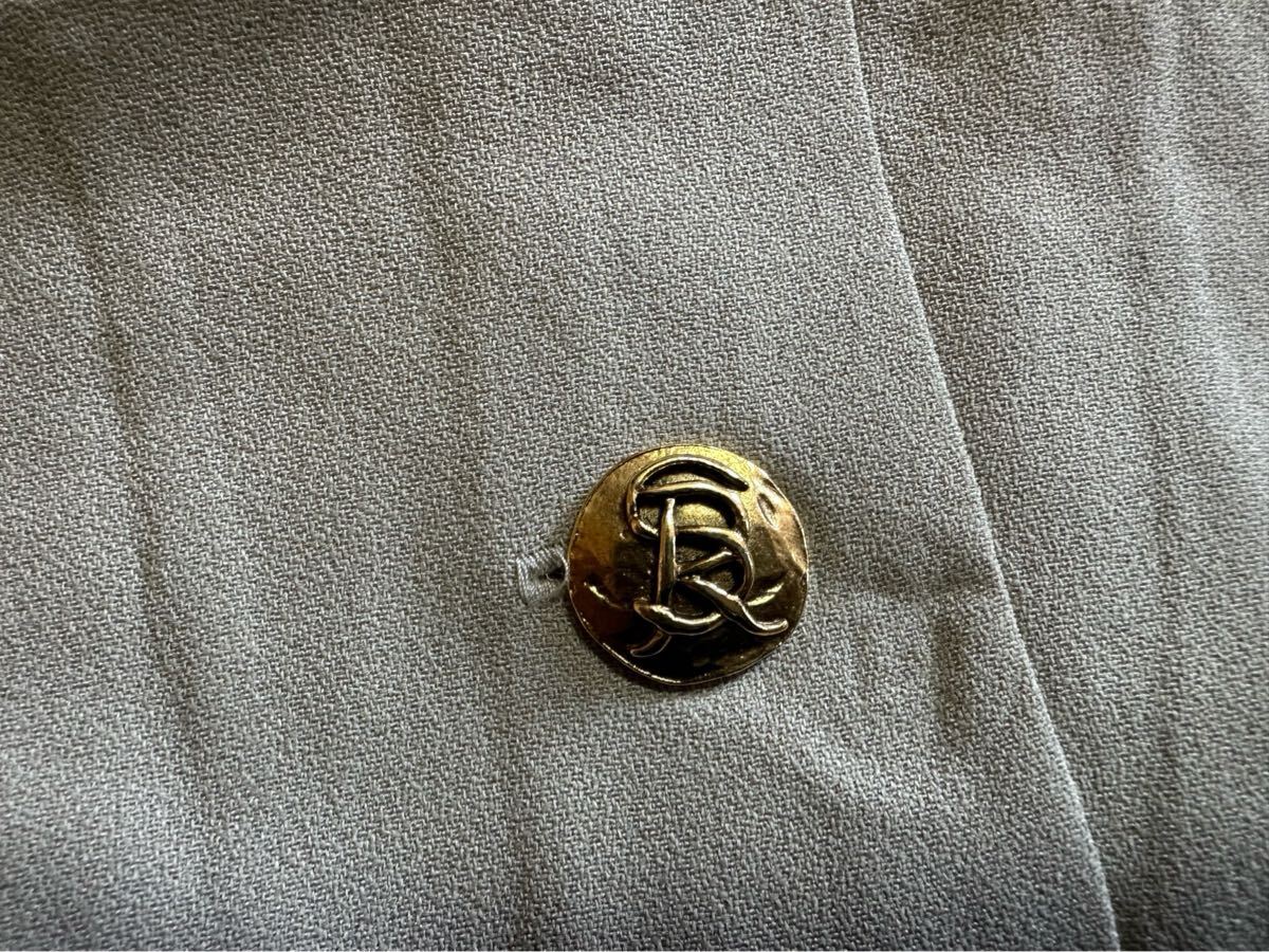 ◇フランス制 SONIA RYKIEL ソニアリキエル ロゴデザイン金ボタン ジャケット◇古著レトロヴィンテージ