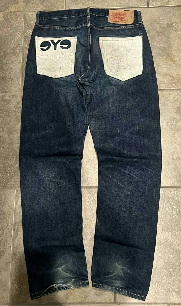 eYe ジュンヤワタナベ　Levi's jw505 ペイント デニム Junya Watanabe MAN ジュンヤマン　コム デ ギャルソン