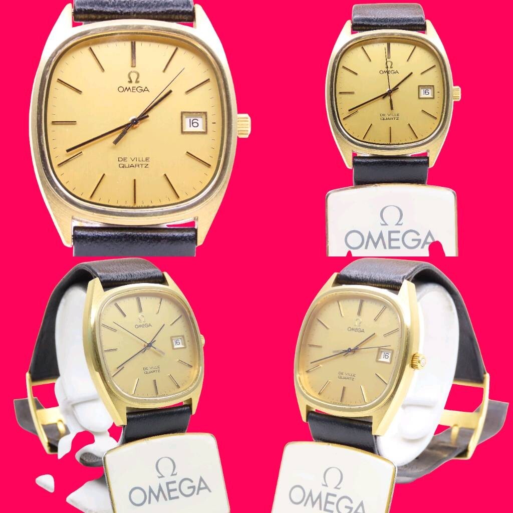 箱付き【新品電池】OMEGA デビル/1365 メンズ DeVille 動作品