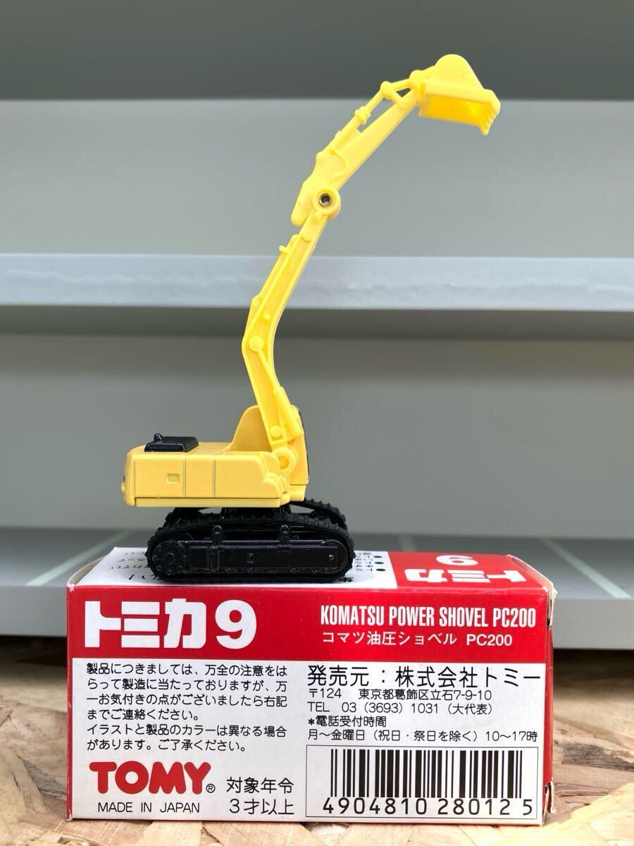 赤箱 TOMICA トミカ KOMATSUPOWER SHOVEL PC200 コマツ油圧 赤箱 TOMICA トミカ KOMATSUPOWER SHOVEL PC200 コマツ油圧