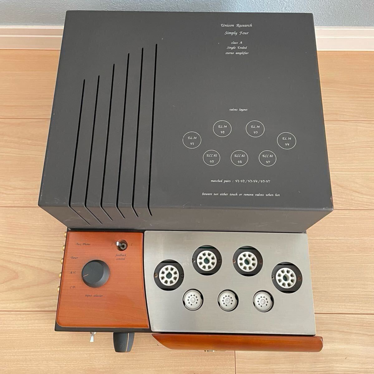 美品】 UNISON RESEARCH Simply Four ユニゾンリサーチ 真空管 美品】 UNISON RESEARCH Simply Four ユニゾンリサーチ 真空管