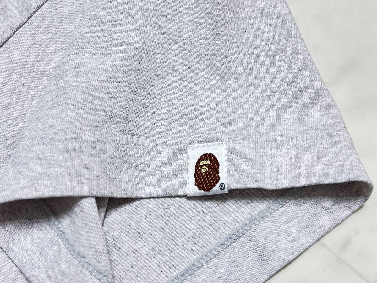 SAINT MICHAEL セントマイケルA BATHING APE アベイシングエイプ【SM-YS8-0000-C61】SPEECH TEE スピーチ Tシャツ サイズ：L グレー