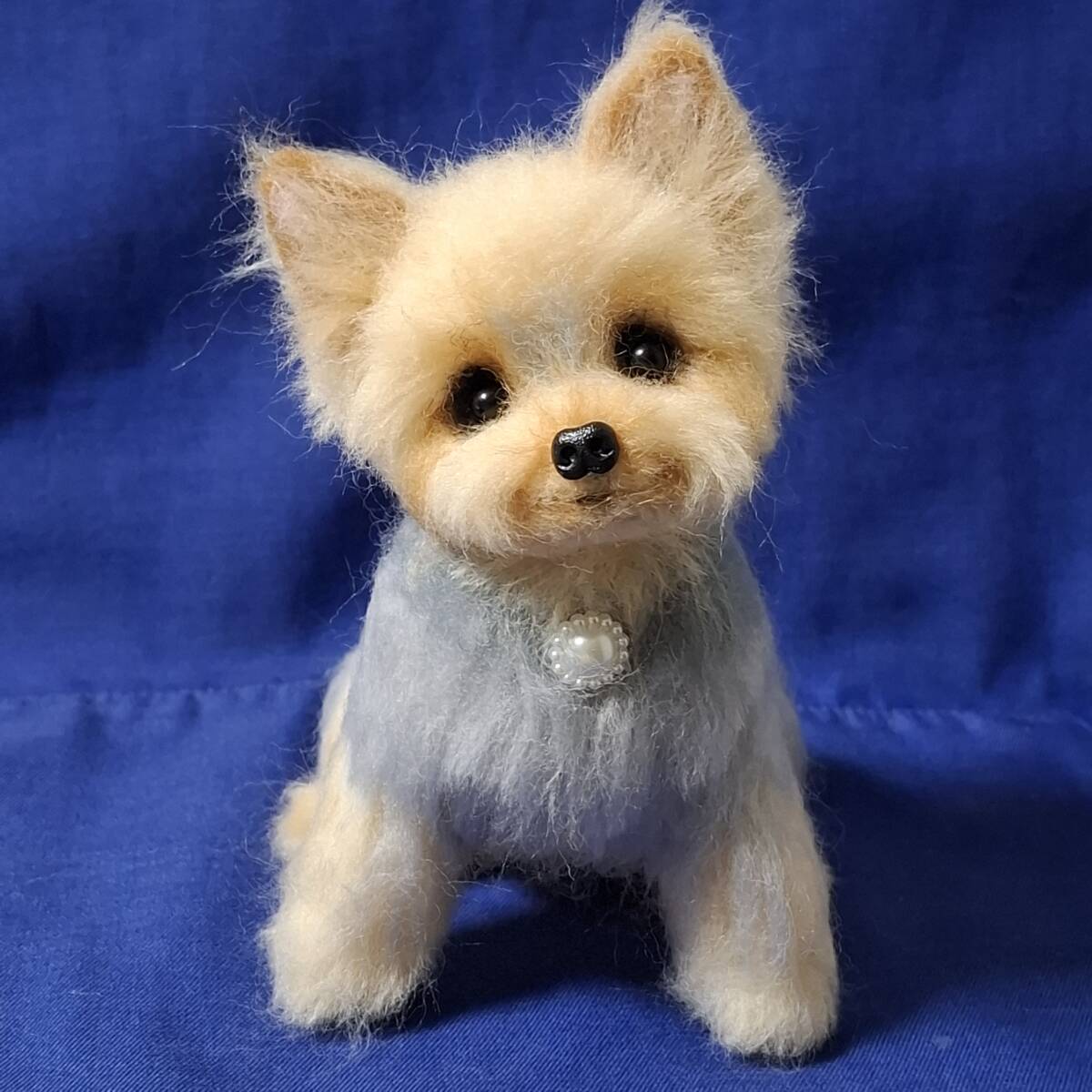 羊毛フェルト 犬 ヨークシャーテリア ヨーキー (羊毛フェルト 羊毛フェルト 犬 ヨークシャーテリア ヨーキー (羊毛フェルト