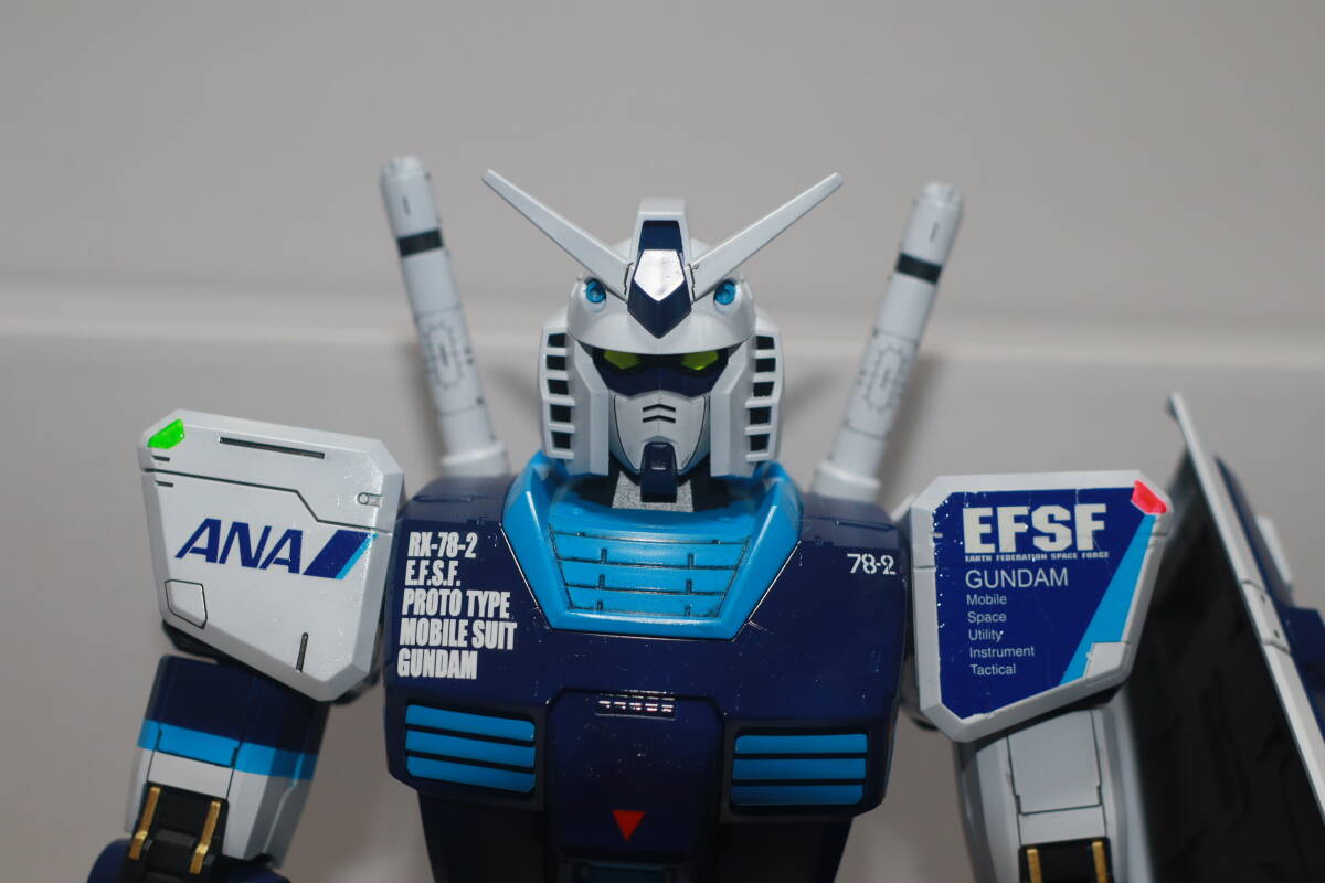 ②1/48 メガサイズ ガンダム ANAオリジナルカラーVer 塗装完成品 ②1/48 メガサイズ ガンダム ANAオリジナルカラーVer 塗装完成品