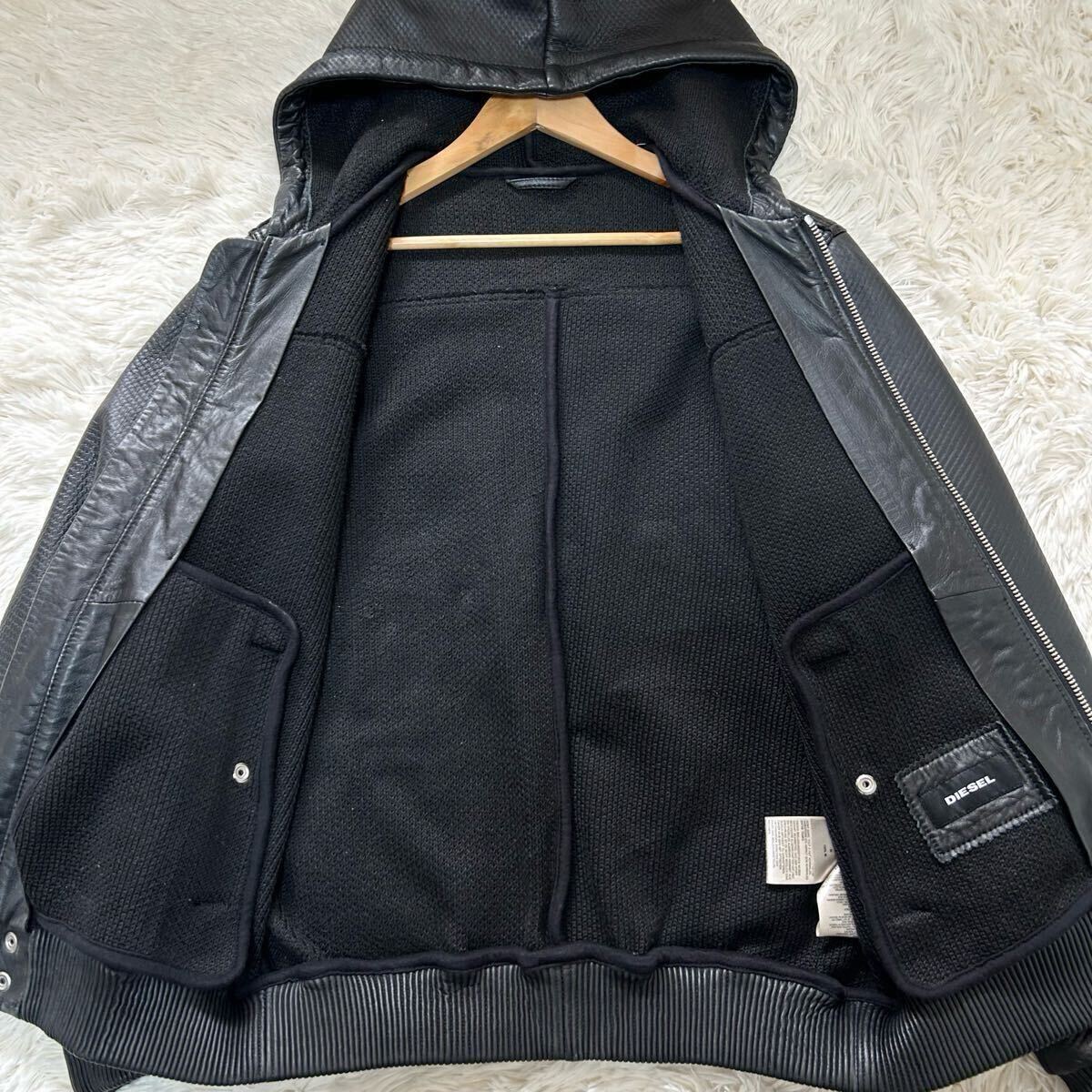 最高傑作/Lサイズ相当○ディーゼル DIESEL ラムレザージャケット 最高傑作/Lサイズ相当○ディーゼル DIESEL ラムレザージャケット