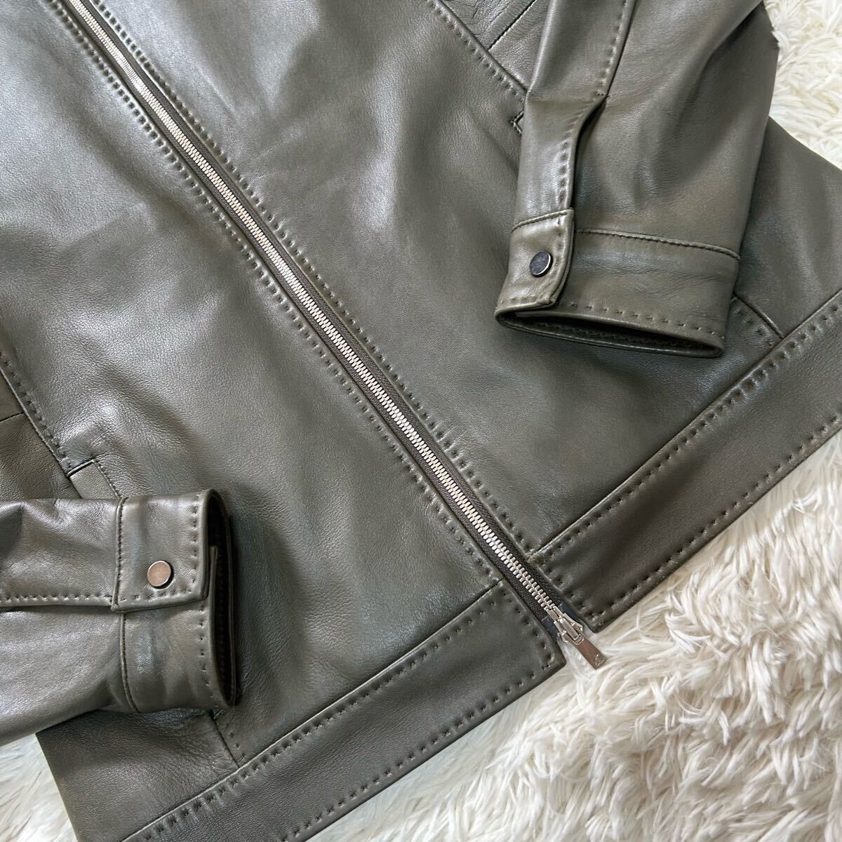 美品/Lサイズ○メンズビギ MEN'SBIGI ライダース ラムレザー 美品/Lサイズ○メンズビギ MEN'SBIGI ライダース ラムレザー