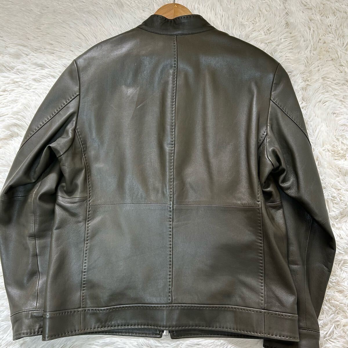 美品/Lサイズ○メンズビギ MEN'SBIGI ライダース ラムレザー 美品/Lサイズ○メンズビギ MEN'SBIGI ライダース ラムレザー