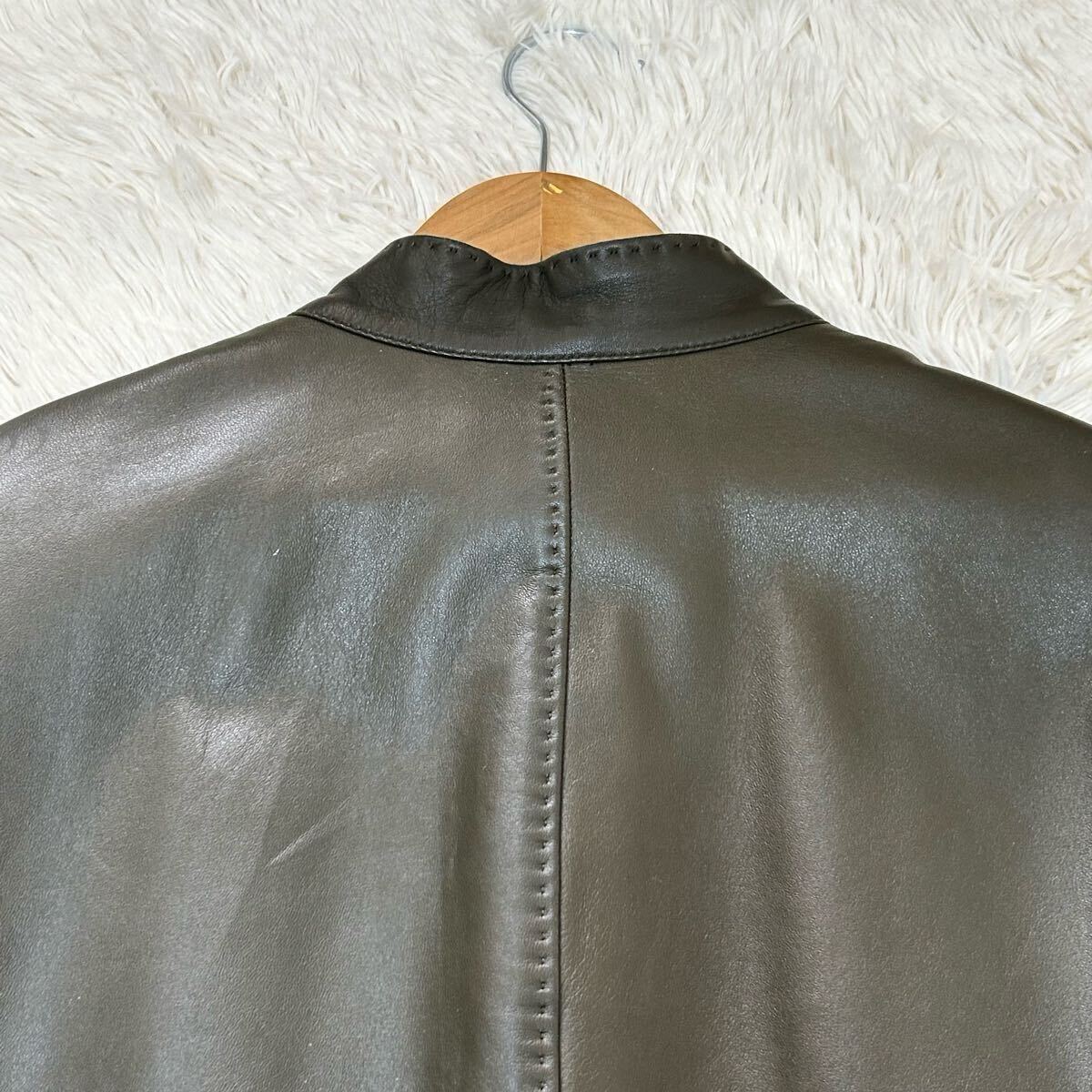 美品/Lサイズ○メンズビギ MEN'SBIGI ライダース ラムレザー 美品/Lサイズ○メンズビギ MEN'SBIGI ライダース ラムレザー