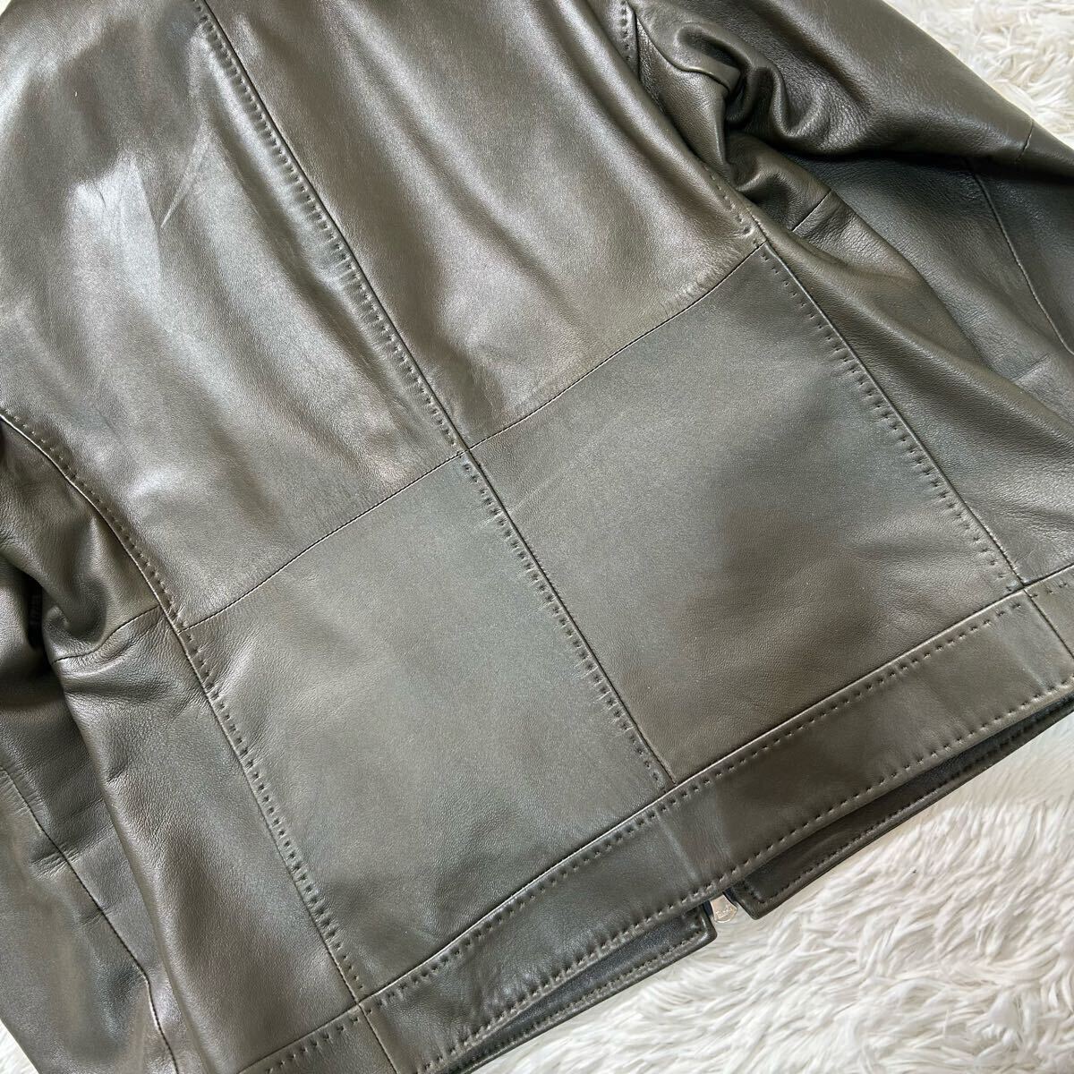 美品/Lサイズ○メンズビギ MEN'SBIGI ライダース ラムレザー 美品/Lサイズ○メンズビギ MEN'SBIGI ライダース ラムレザー
