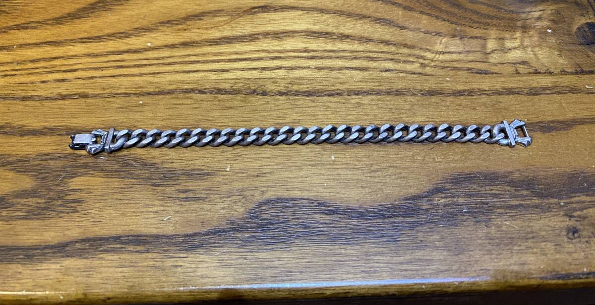 SAUTEUR RENOIR 50s Vintage Sterling Silver Chain Bracelet ビンテージ ブレスレット スターリングシルバー 925