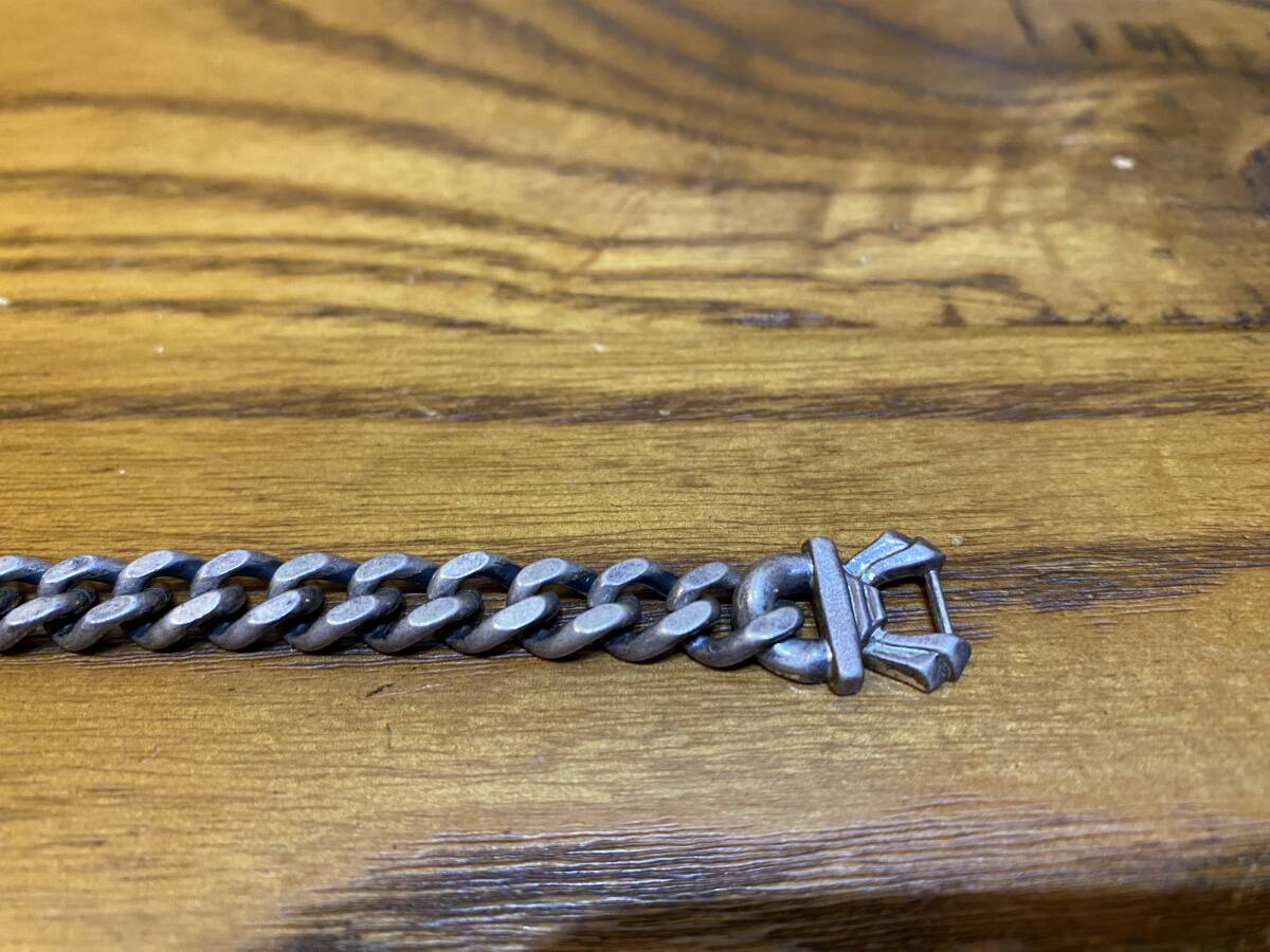 SAUTEUR RENOIR 50s Vintage Sterling Silver Chain Bracelet ビンテージ ブレスレット スターリングシルバー 925