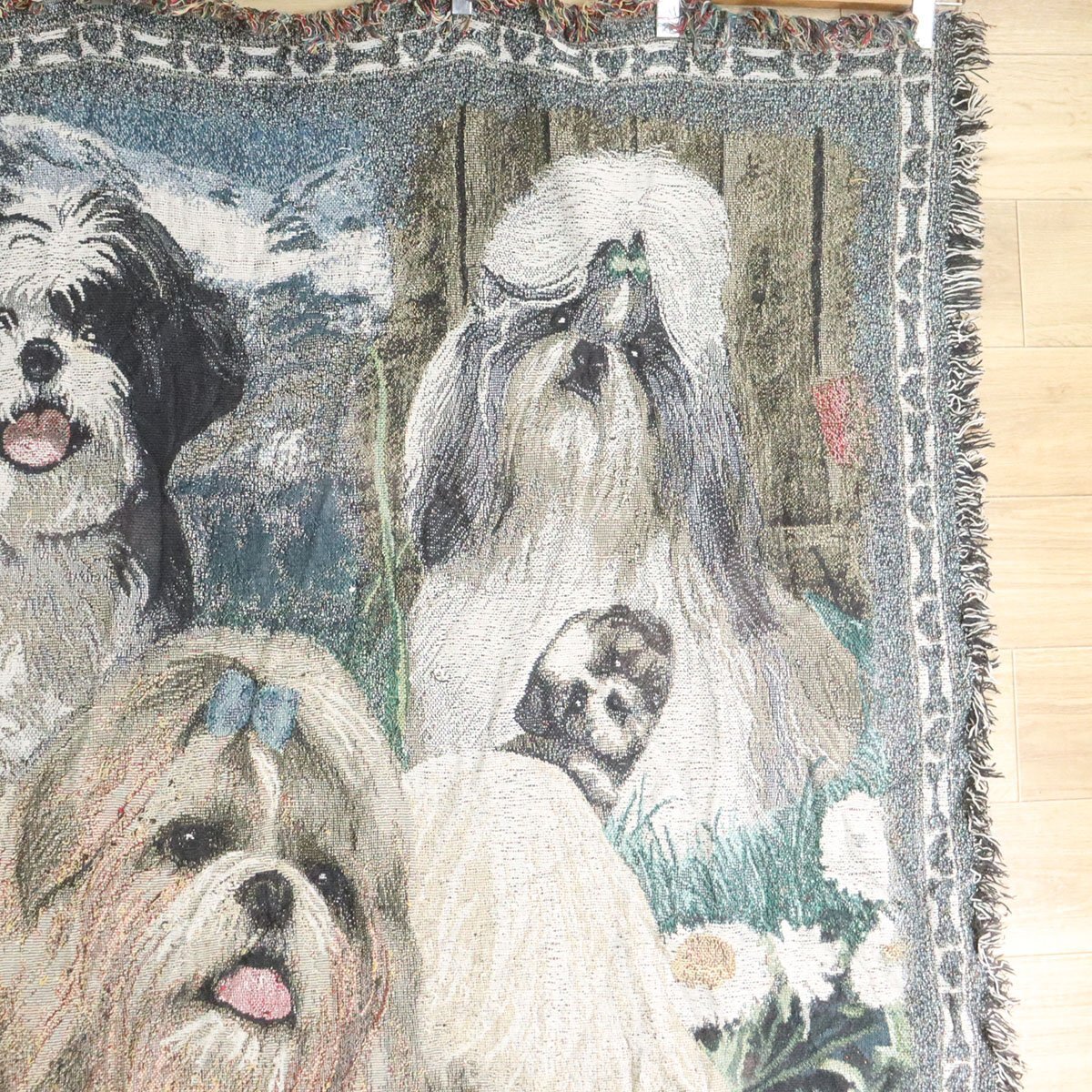 M4-9/O3.17-8 I Love Shih Tzus シーズー 犬 ドッグ ラグ マット M4-9/O3.17-8 I Love Shih Tzus シーズー 犬 ドッグ ラグ マット