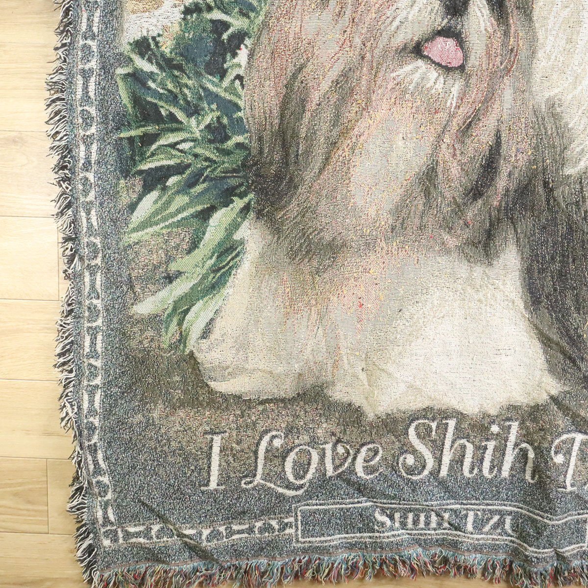 M4-9/O3.17-8 I Love Shih Tzus シーズー 犬 ドッグ ラグ マット M4-9/O3.17-8 I Love Shih Tzus シーズー 犬 ドッグ ラグ マット