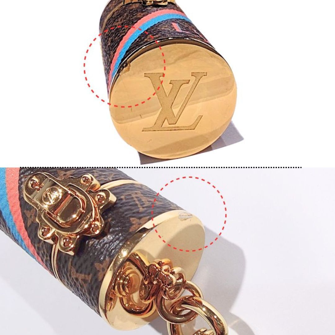Louis Vuitton ルイ・ヴィトン チャーム キーホルダー 希少】鑑定済 LOUIS VUITTON ルイ ヴィトン LV ビジューサック