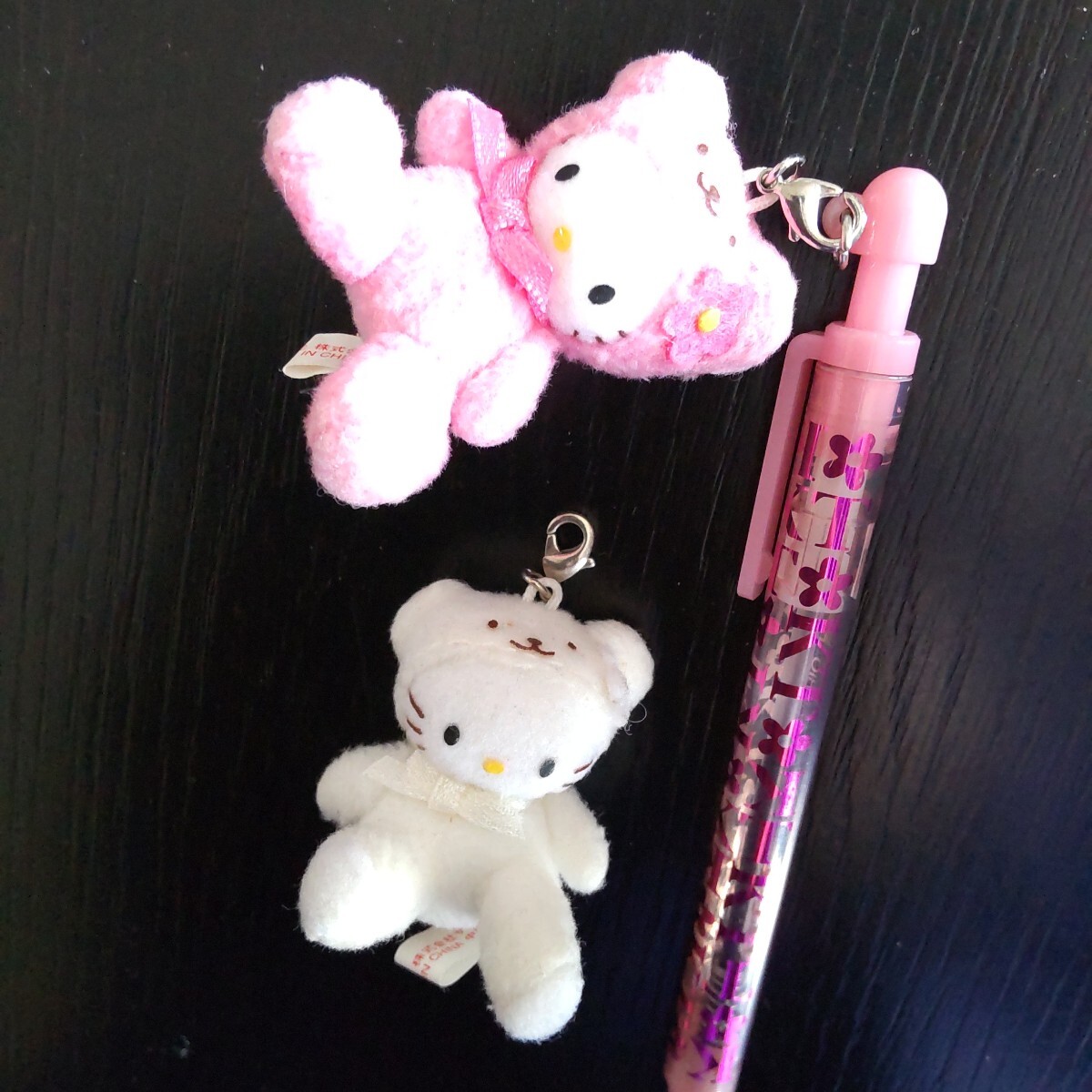 レトロハローキティキティピンククママスコットボールペン