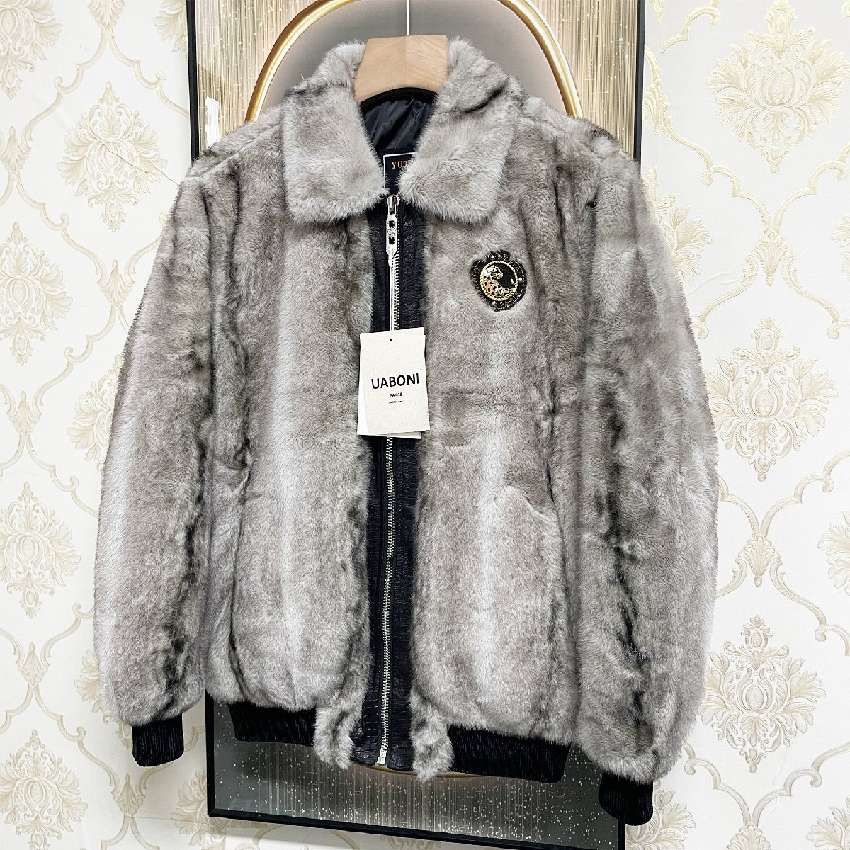 高級限定EU製&定価12万UABONI*Paris*豪華毛皮ミンクファー 高級限定EU製&定価12万UABONI*Paris*豪華毛皮ミンクファー