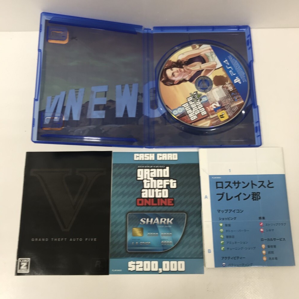 07w25618 ☆1円~ PS4 ソフト 5本セット グランドセフトオートV 07w25618 ☆1円~ PS4 ソフト 5本セット グランドセフトオートV