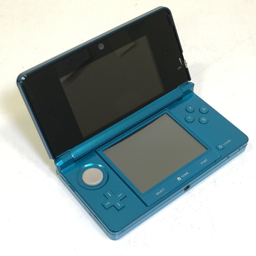 07w2970☆1円~ Nintendo 3DS 本体 アクアブルー CTR-001 任天堂 07w2970☆1円~ Nintendo 3DS 本体 アクアブルー CTR-001 任天堂