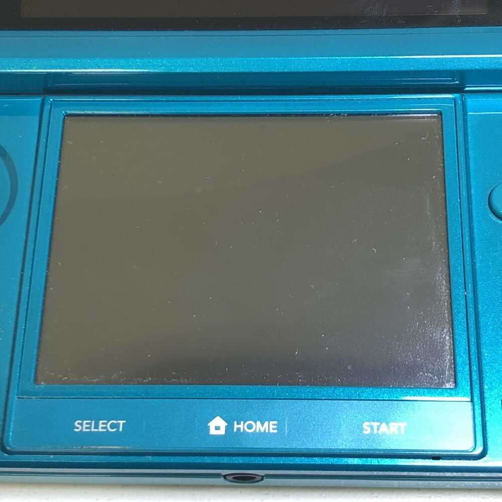07w2970☆1円~ Nintendo 3DS 本体 アクアブルー CTR-001 任天堂 07w2970☆1円~ Nintendo 3DS 本体 アクアブルー CTR-001 任天堂