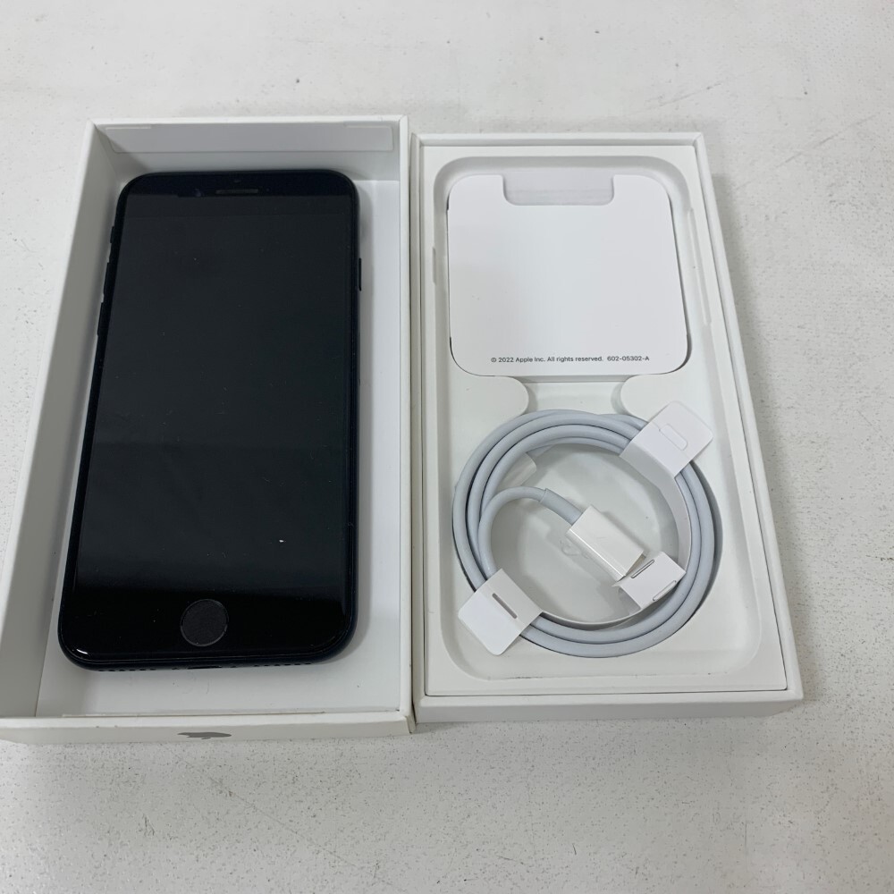 07w25661 ☆1円~ Apple iPhone SE 第3世代 64G ミッドナイト 07w25661 ☆1円~ Apple iPhone SE 第3世代 64G ミッドナイト