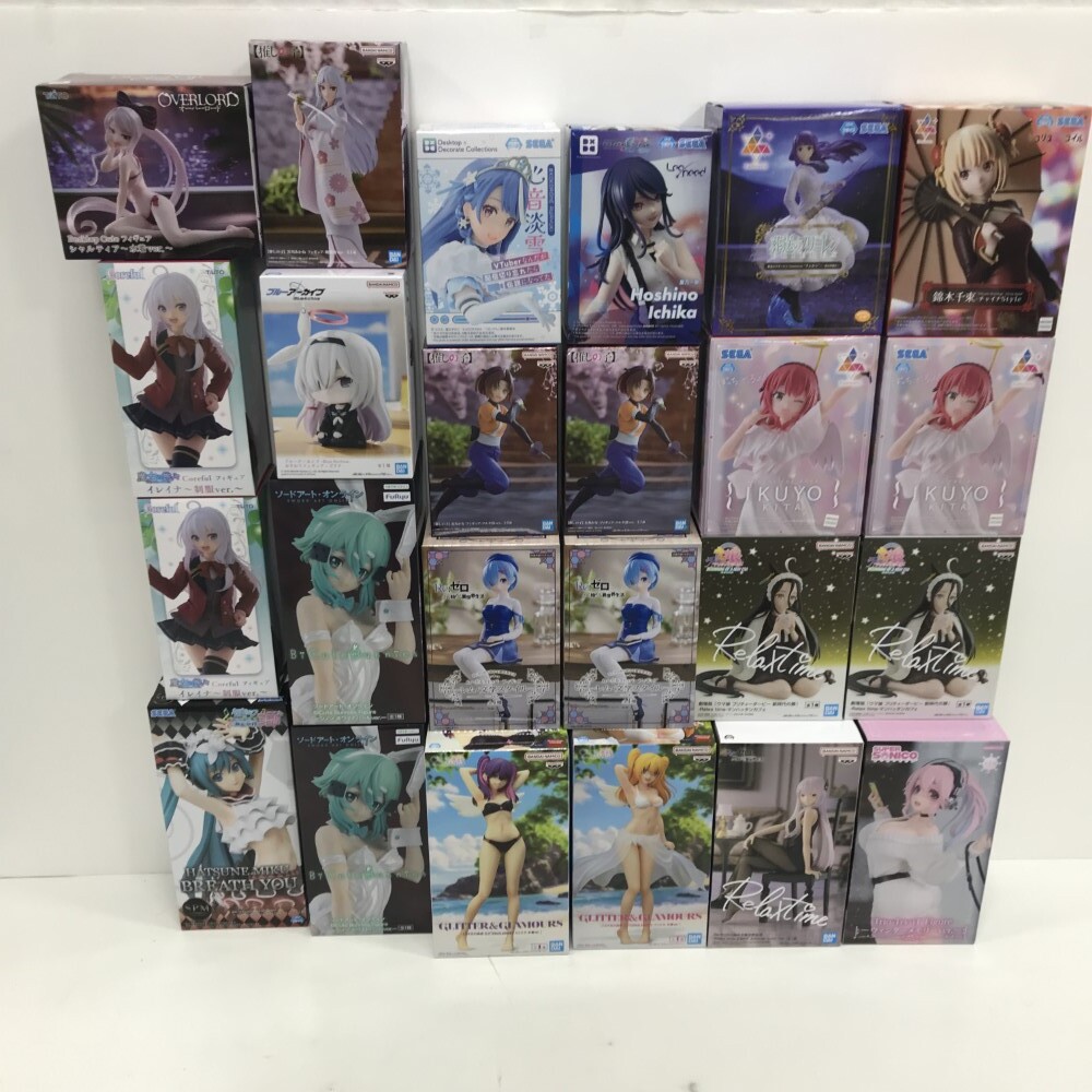 07w26005 ☆1円~ 美少女系アニメ プライズフィギュア 24個セット 07w26005 ☆1円~ 美少女系アニメ プライズフィギュア 24個セット