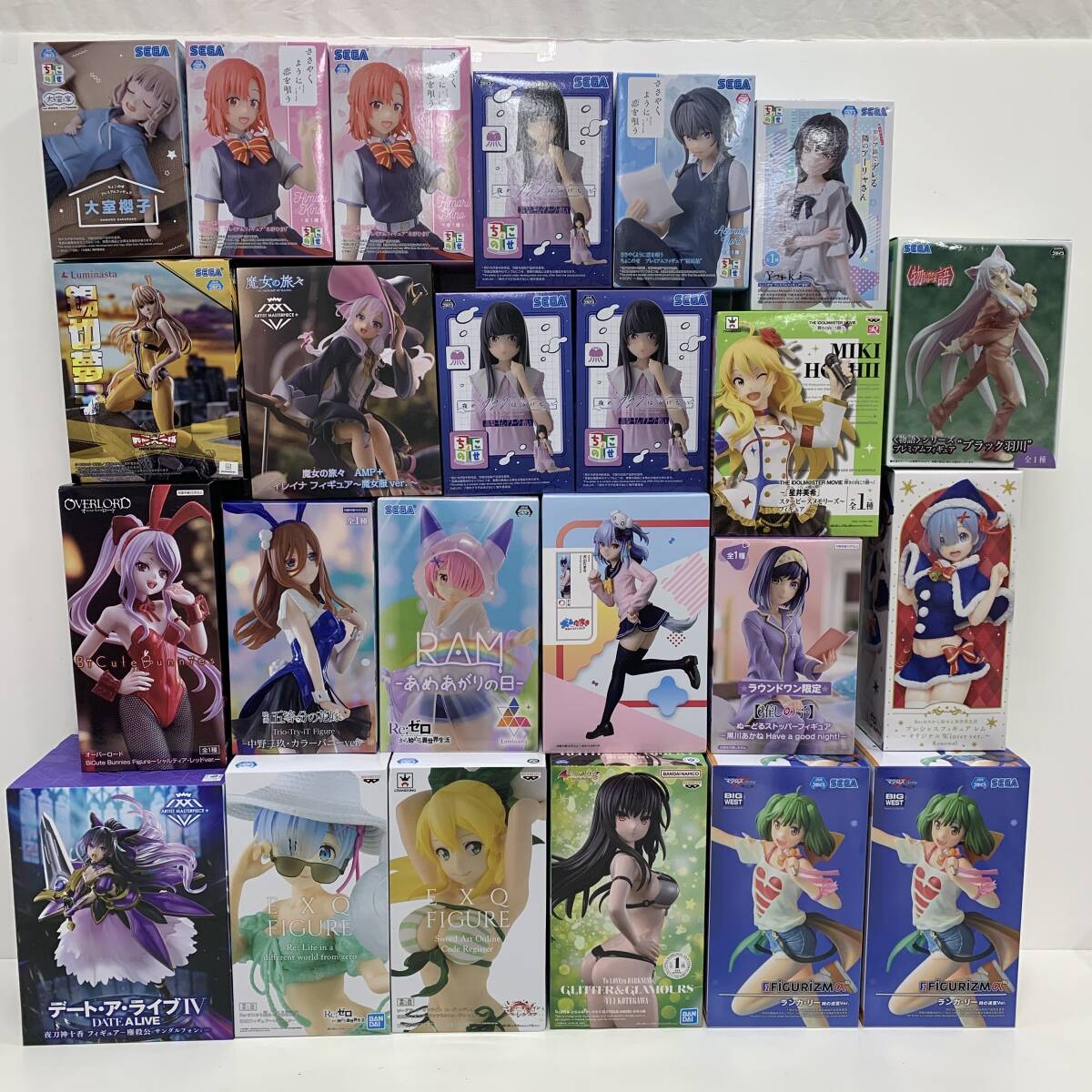 07w50015☆1円~ 美少女プライズフィギュア まとめ Re:ゼロ 07w50015☆1円~ 美少女プライズフィギュア まとめ Re:ゼロ