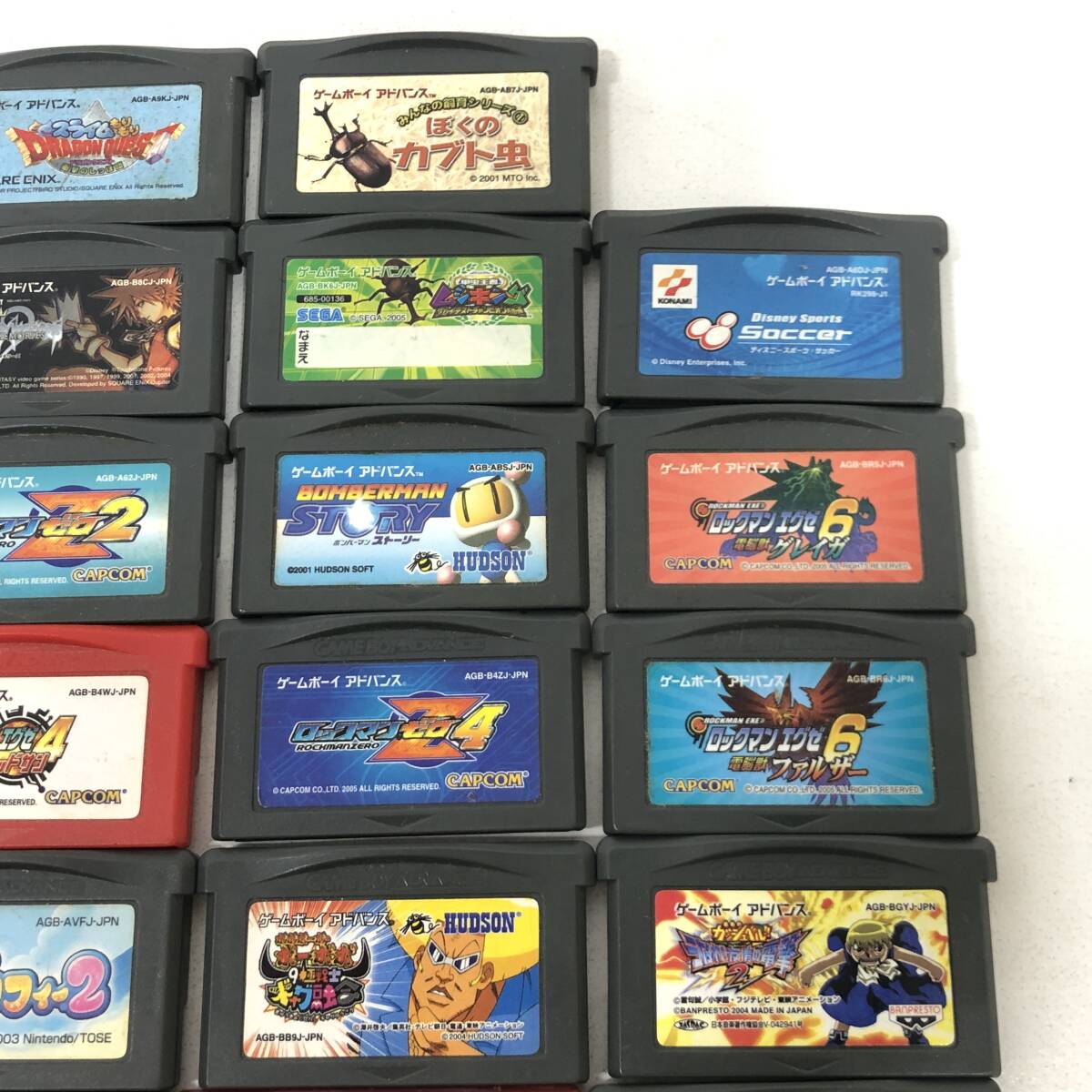 07w8052☆1円~ Nintendo ゲームボーイアドバンス ソフト 36個 07w8052☆1円~ Nintendo ゲームボーイアドバンス ソフト 36個
