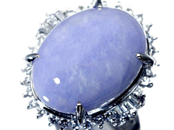 1円~【ジュエリー極】樹脂含侵無し 超特大天然ラベンダー翡翠 1円~【ジュエリー極】樹脂含侵無し 超特大天然ラベンダー翡翠