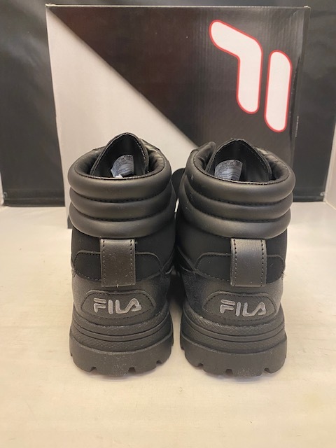 【新品】FILA WEATHERTEC 1SH40122-001 BLK/BLK/BLK 27.5cm フィラ ウェザーテック ブラック ブーツ ティンバー 