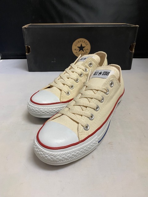 【訳あり新品】ALL STAR OX WHITE 32160320 US6.5 25.0cm コンバース オールスター オックス ローカット 定番 白 _画像1