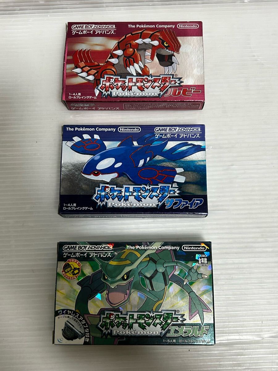 △J007△ ポケモン Pokmon ルビー サファイア エメラルド △J007△ ポケモン Pokmon ルビー サファイア エメラルド