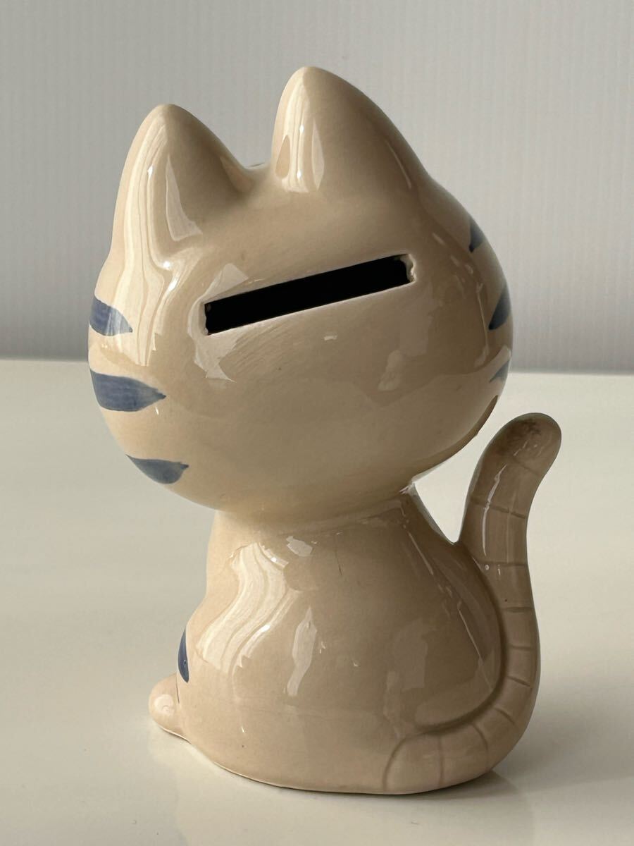 当時物 昭和レトロポップ 陶器 猫 ねこ ネコ 貯金箱 置物 当時物 昭和レトロポップ 陶器 猫 ねこ ネコ 貯金箱 置物