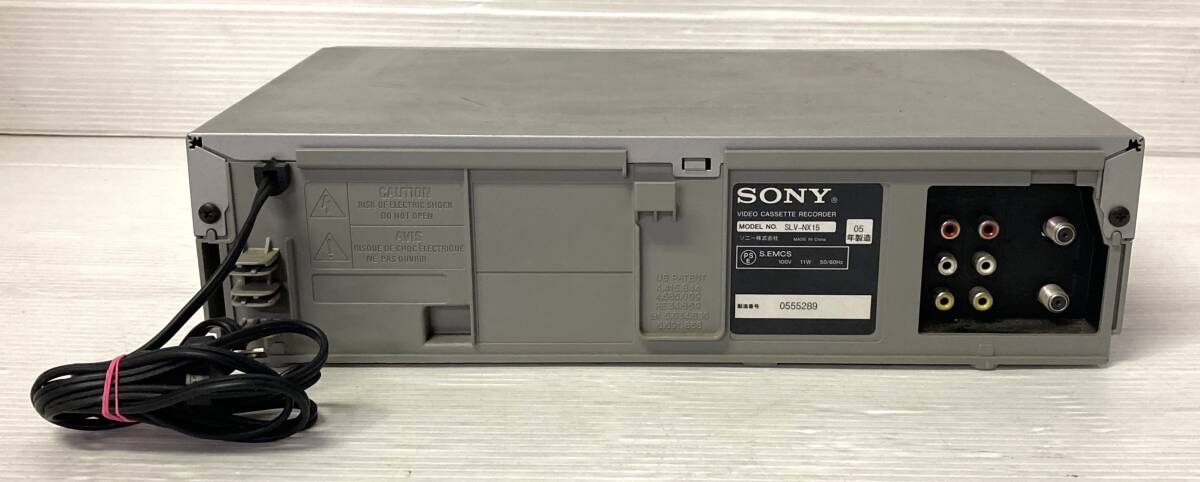 SONY ソニー VHSビデオデッキ SLV-NX15 可動品 2005年製 Hi-Fi SONY ソニー VHSビデオデッキ SLV-NX15 可動品 2005年製 Hi-Fi