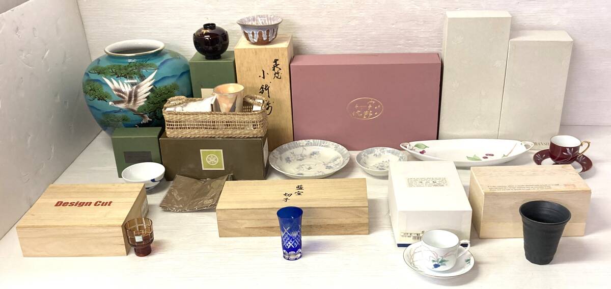 B1 未使用 焼き物 陶器 まとめて 12点セット 九谷焼 深川製磁 B1 未使用 焼き物 陶器 まとめて 12点セット 九谷焼 深川製磁