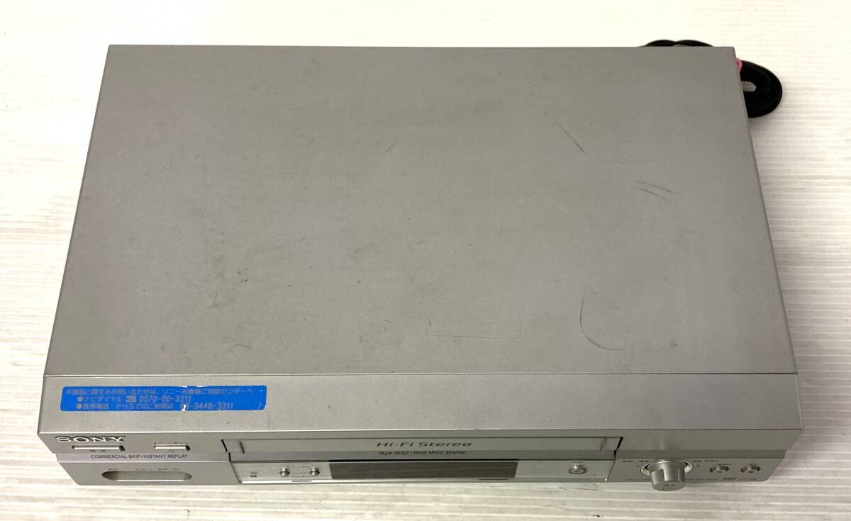 SONY ソニー VHSビデオデッキ SLV-NX15 可動品 2005年製 Hi-Fi SONY ソニー VHSビデオデッキ SLV-NX15 可動品 2005年製 Hi-Fi