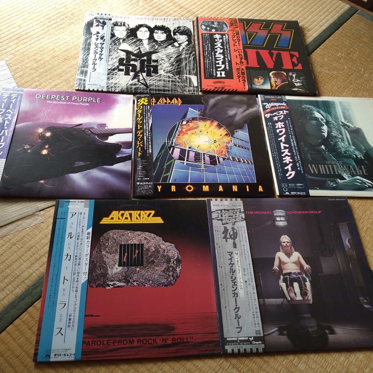洋楽 ヘビメタ ハードロック LP レコード 7枚セット ROCK 洋楽 ヘビメタ ハードロック LP レコード 7枚セット ROCK