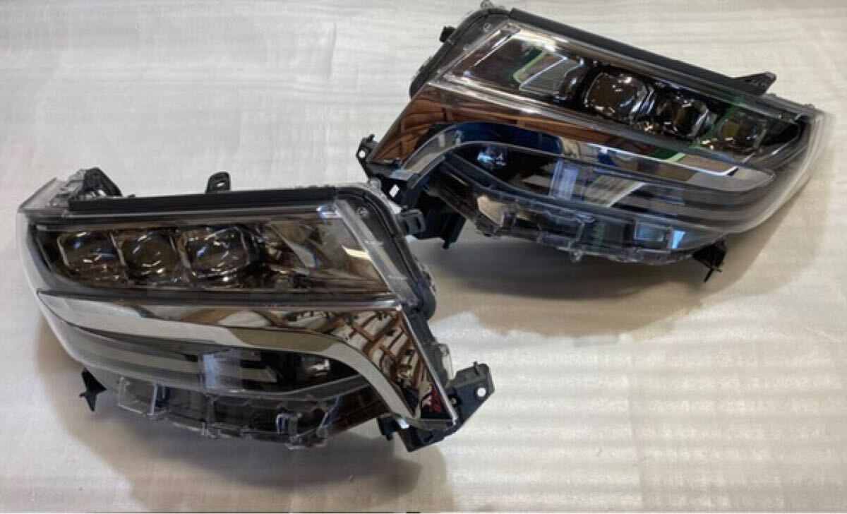 トヨタ アルファード 30系 後期 純正 シーケンシャル LED 3眼 ヘッドライト ハ コンピュータ付属 左右セット 2点 美品 AYH30 AGH30 GGH30