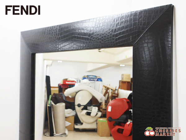 ◇展示品◇最高級 FENDI CASA フェンディ カーサ 大型 ミラー ◇展示品◇最高級 FENDI CASA フェンディ カーサ 大型 ミラー