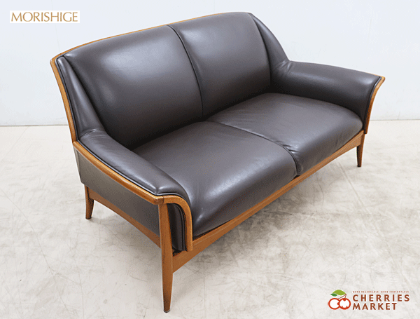 ◇展示品◇ MORISHIGE モリシゲ IDC大塚家具 N-レジェ 2Pソファ ◇展示品◇ MORISHIGE モリシゲ IDC大塚家具 N-レジェ 2Pソファ