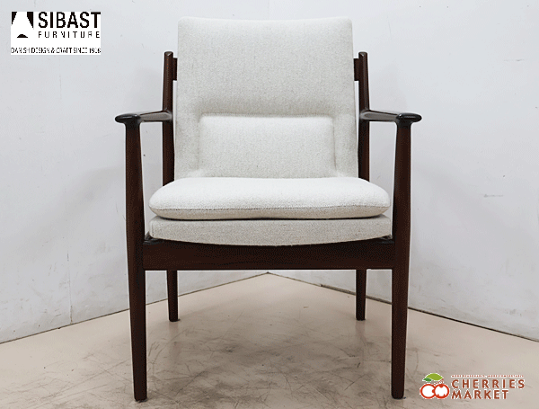 ◆希少◆ SIBAST FURNITURE シバストファニチャー model 431 ラウンジチェア/アームチェア アルネ・ヴォッダー ローズウッド ヴィンテージ