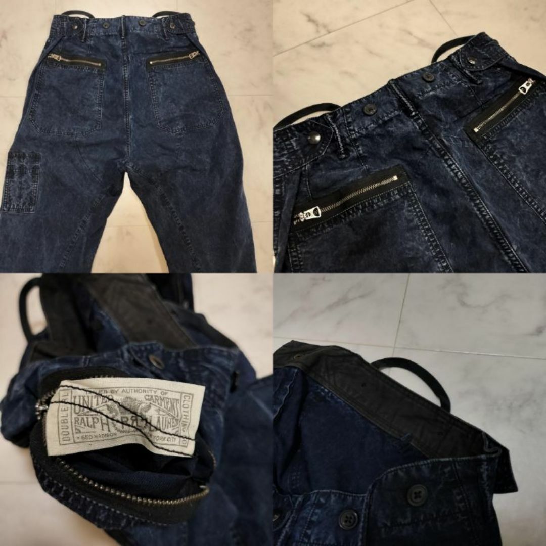 希少モデル RRL インディゴ ポプリン フライト パンツ 40s 希少モデル RRL インディゴ ポプリン フライト パンツ 40s