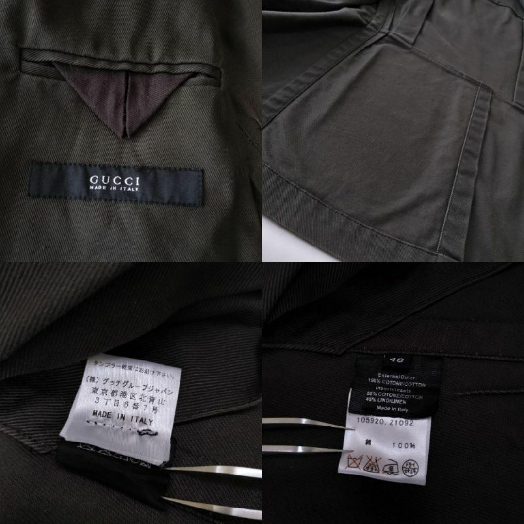 希少 GUCCI トムフォード期 ミリタリージャケット オリーブ 希少 GUCCI トムフォード期 ミリタリージャケット オリーブ