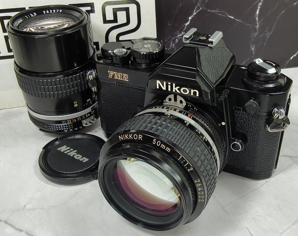 終活整理】Nikon NEW FM2 ブラック+Ai-s NIKKOR 50mm f1.2 終活整理】Nikon NEW FM2 ブラック+Ai-s NIKKOR 50mm f1.2