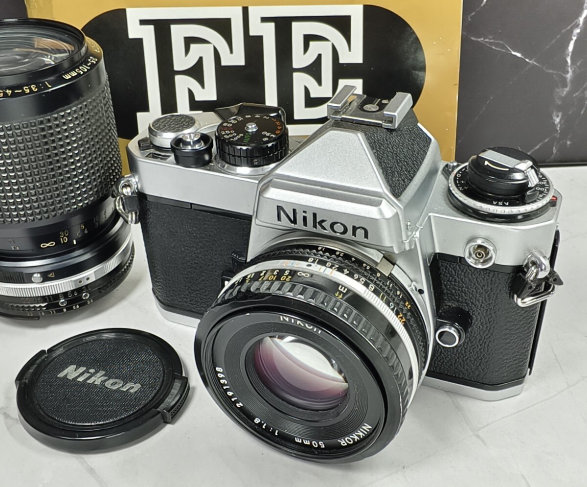 終活整理】 Nikon FE+Ai-s NIKKOR 50mm f1.8 薄型パンケーキ 終活整理】 Nikon FE+Ai-s NIKKOR 50mm f1.8 薄型パンケーキ
