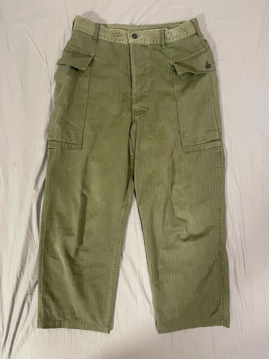 Special 米軍実物 1940s US ARMY M-43 hbt ヘリンボーンツイル Special 米軍実物 1940s US ARMY M-43 hbt ヘリンボーンツイル