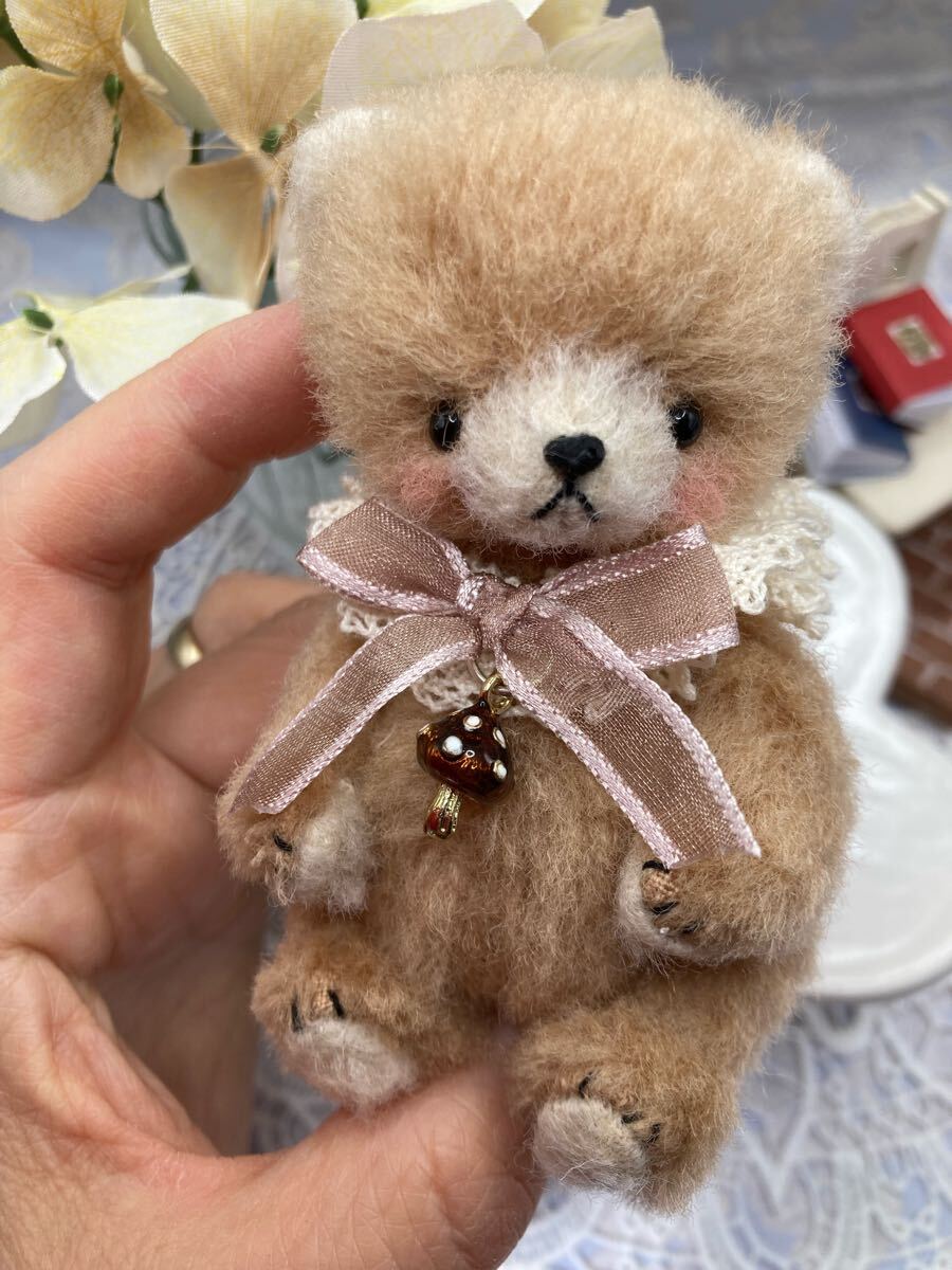 テディベア ハンドメイド はっさくBEAR 作家 きのこ オリジナル テディベア ハンドメイド はっさくBEAR 作家 きのこ オリジナル