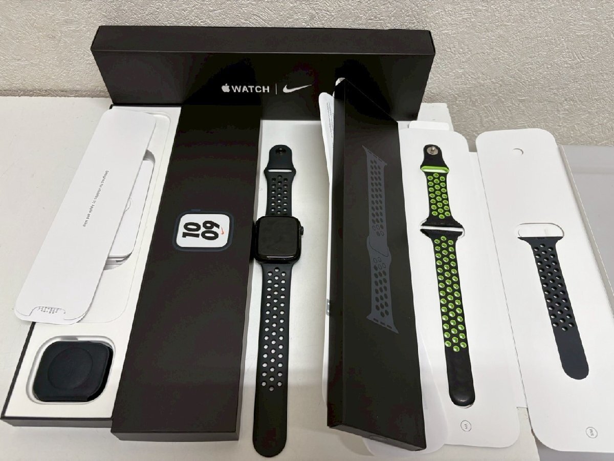 3154 Apple Watch Nike Series 7 GPSモデル 45mm MKNC3J/A 3154 Apple Watch Nike Series 7 GPSモデル 45mm MKNC3J/A