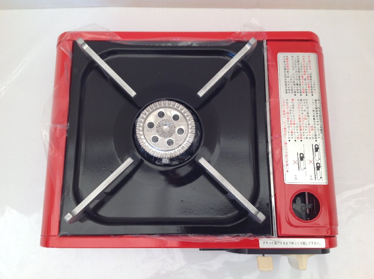 【未使用】昭和レトロ カセットコンロ サンデススーパー SN-1800 太陽(yáng)工業(yè) 動(dòng)作確認(rèn)済み 赤