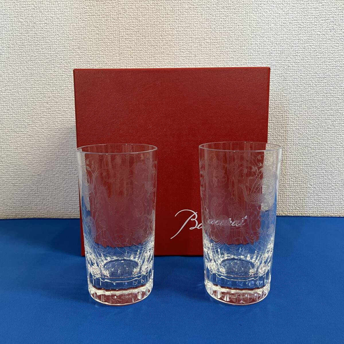 Baccarat バカラ パルメ タンブラー ハイボールグラス 2点セット Baccarat バカラ パルメ タンブラー ハイボールグラス 2点セット